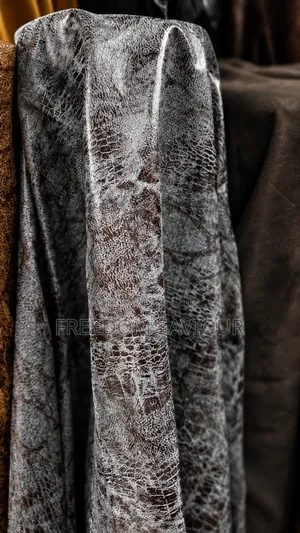 Premium Grey Herringbone Upholstery Fabric