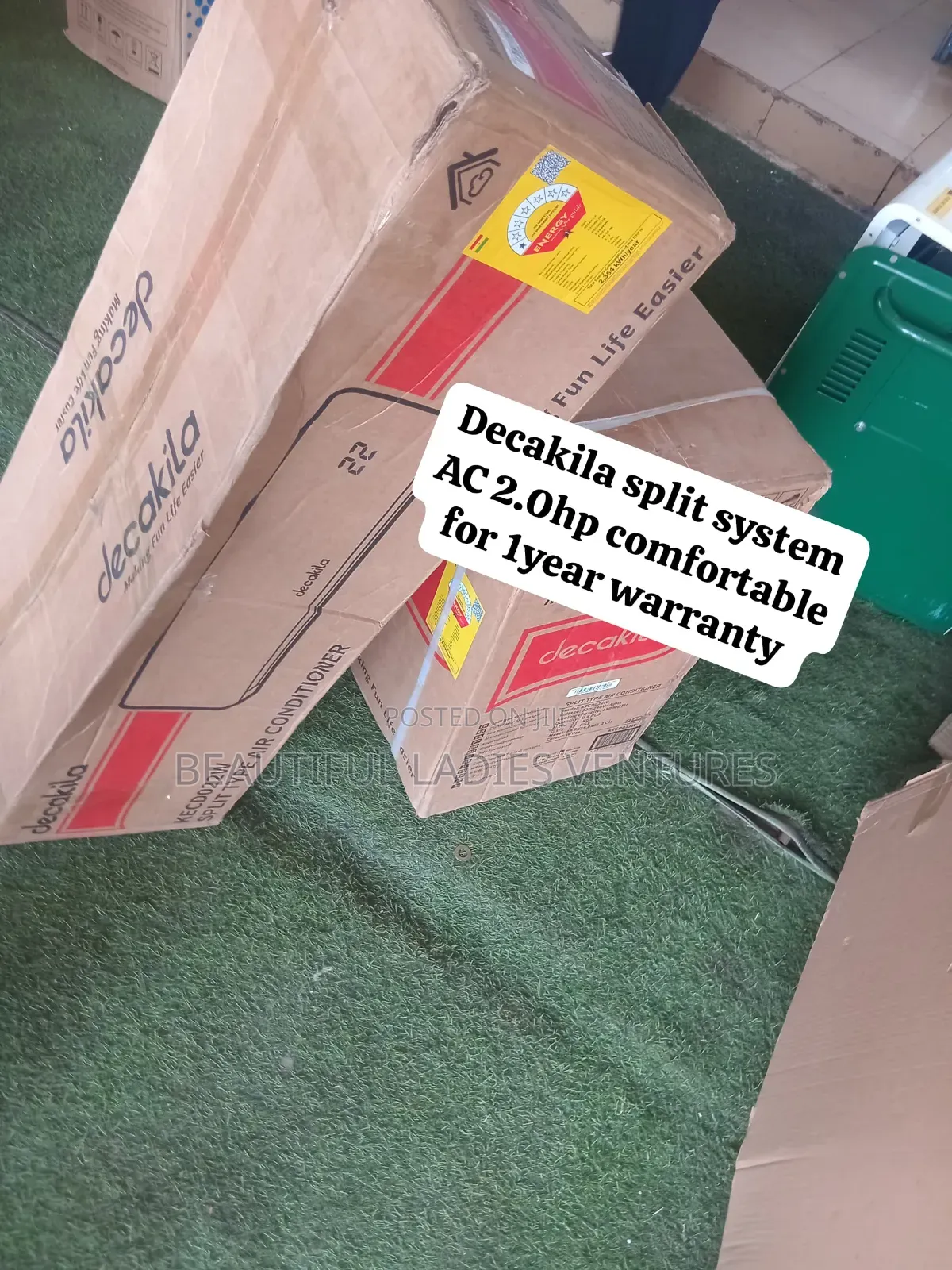 Decakila 2.0HP Air Condition Premium Split System AC for Fast Cooling