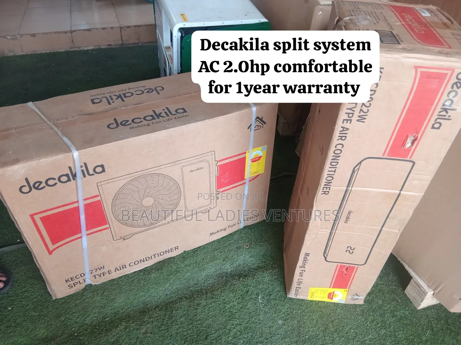 Decakila 2.0HP Split AirCondition Massive Cooling Power Stylish Design