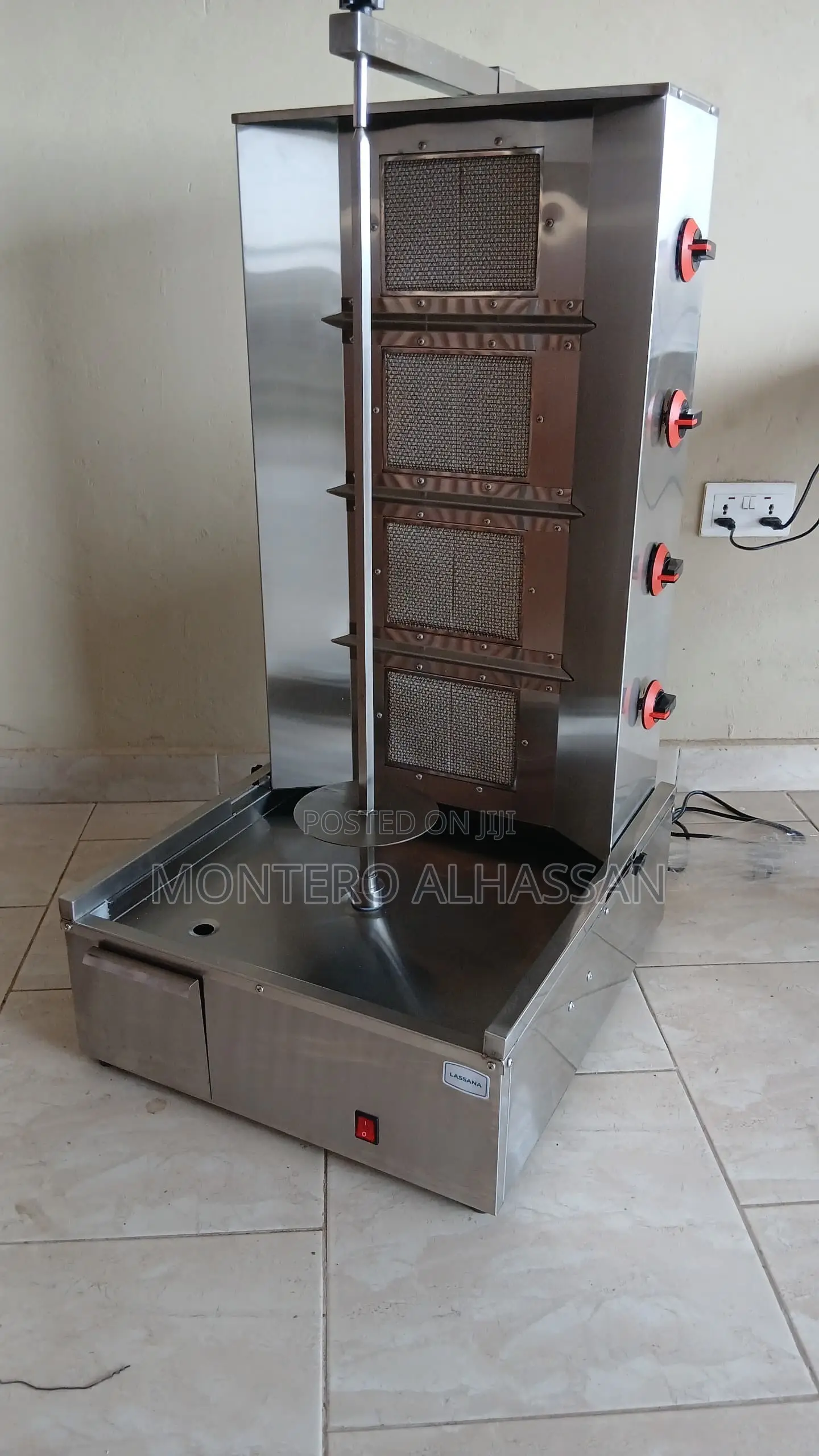 4 Burner Shawarma Machine