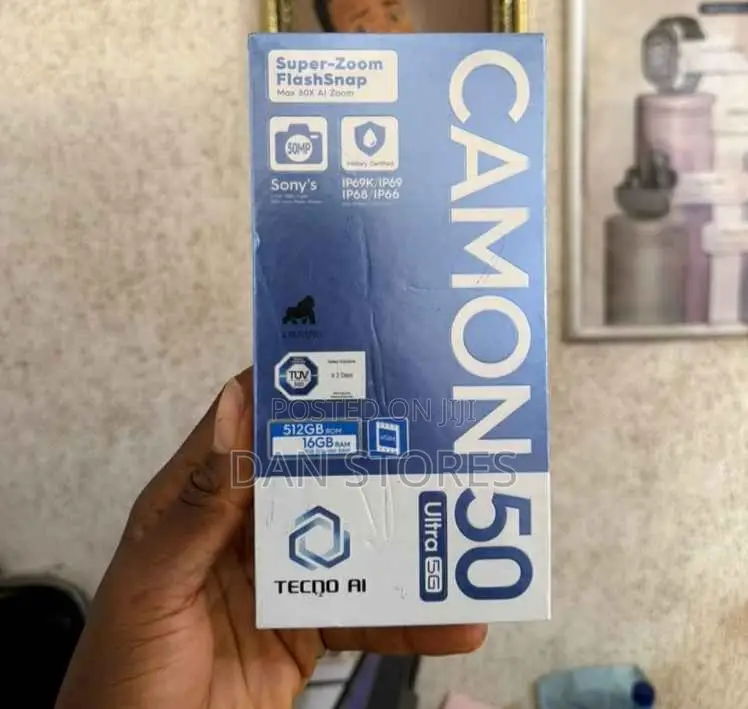 New Tecno Camon 50 Ultra 512 GB Black