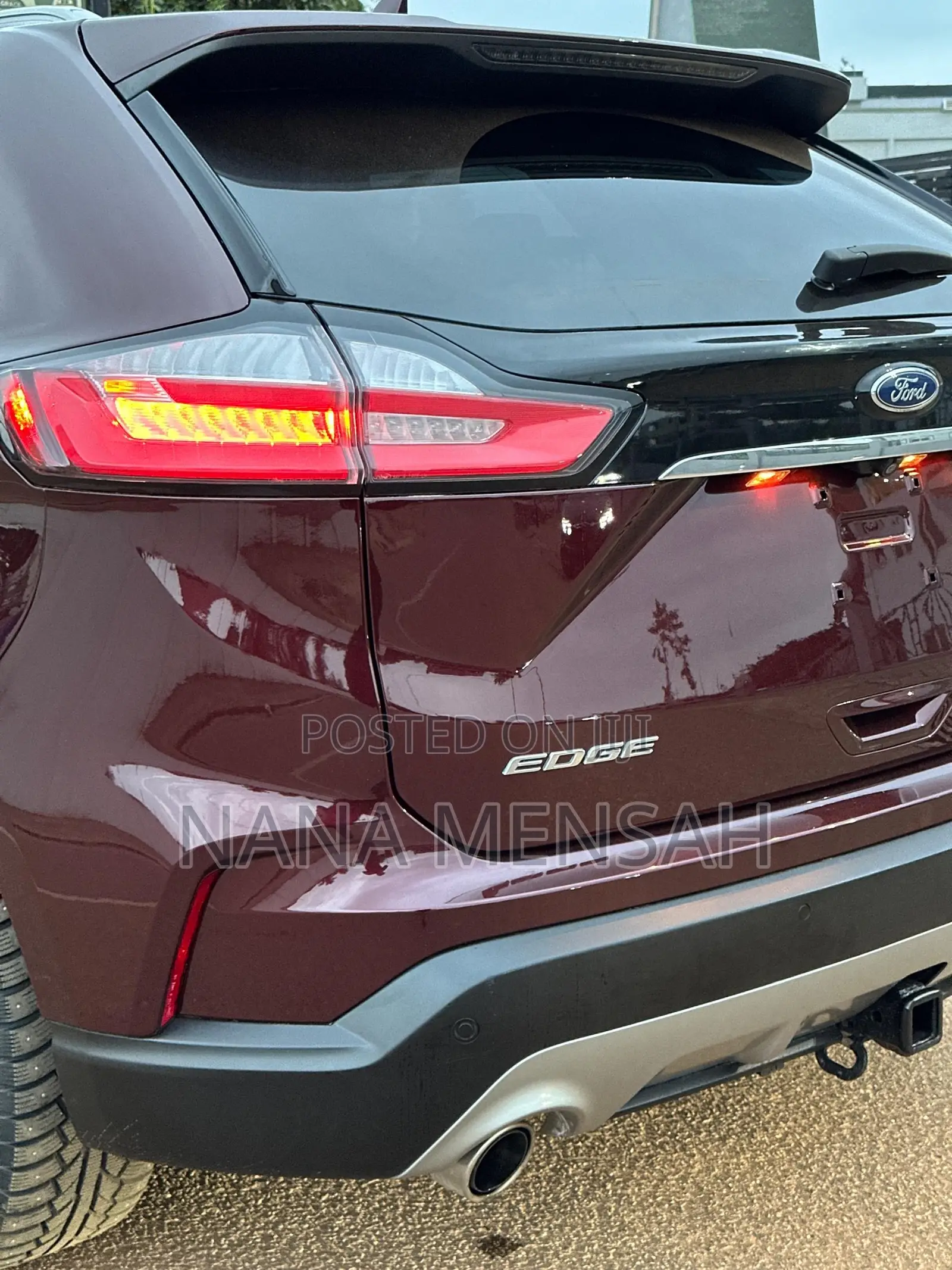 Ford Edge SEL AWD 2019 Burgundy