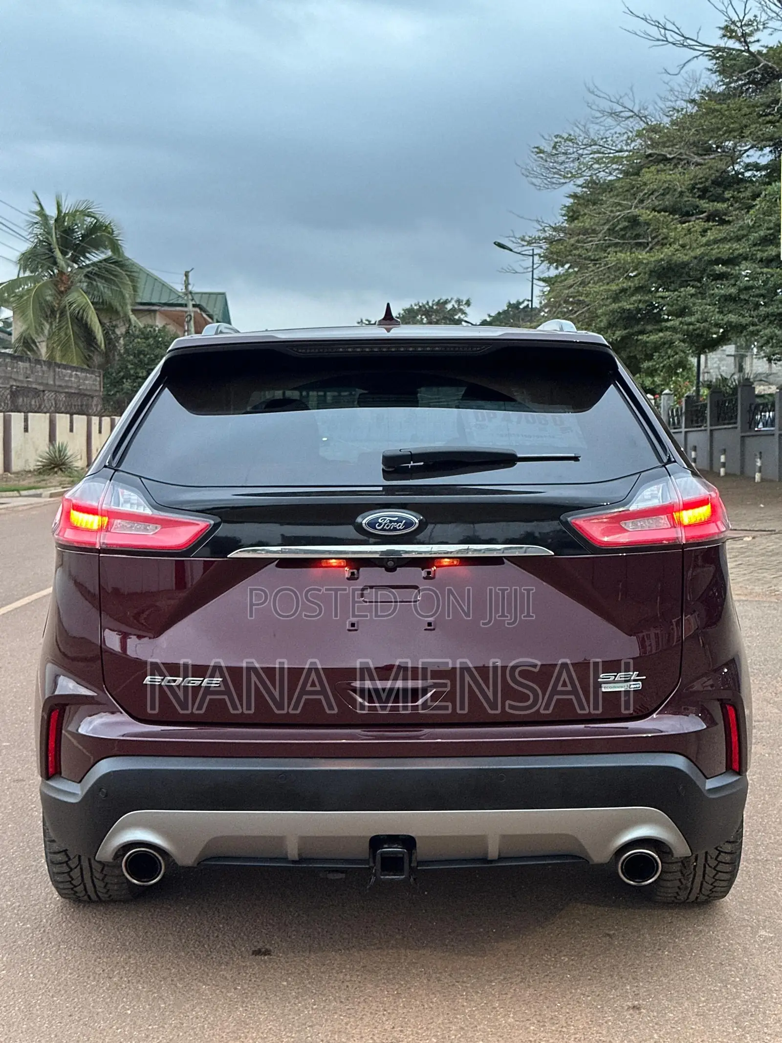 Ford Edge SEL AWD 2019 Burgundy