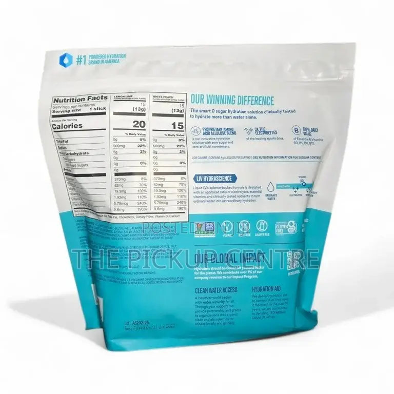 Liquid I.V. Hydration Multiplier Sugar-, 30 on-the-Go Sticks