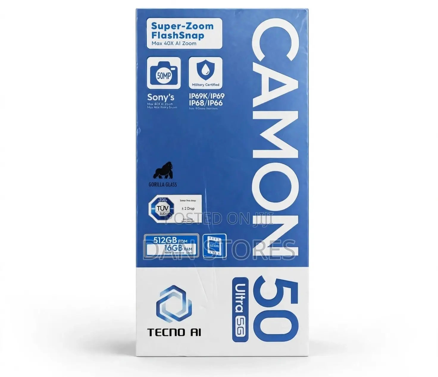 New Tecno Camon 50 Ultra 512 GB Black