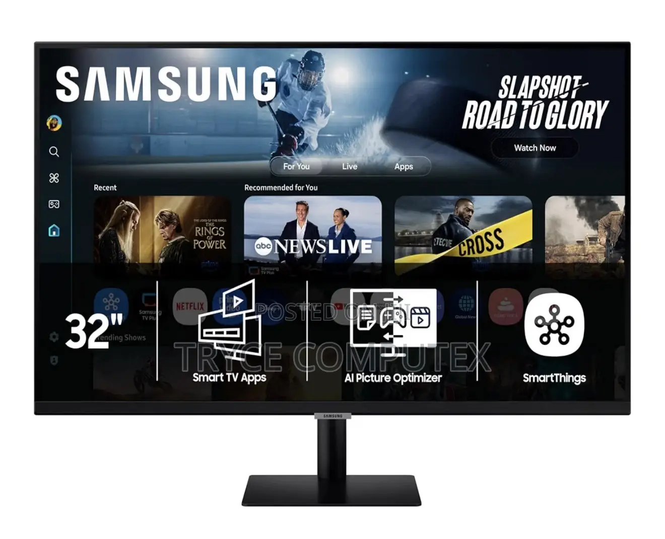 Samsung 32”M7 (M70F) Series 4K UHD Smart Monitor