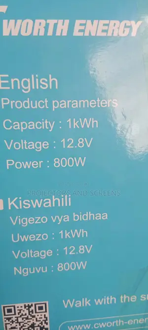 Cworth Lithium Ion Phosphate Battery 12v 100ah