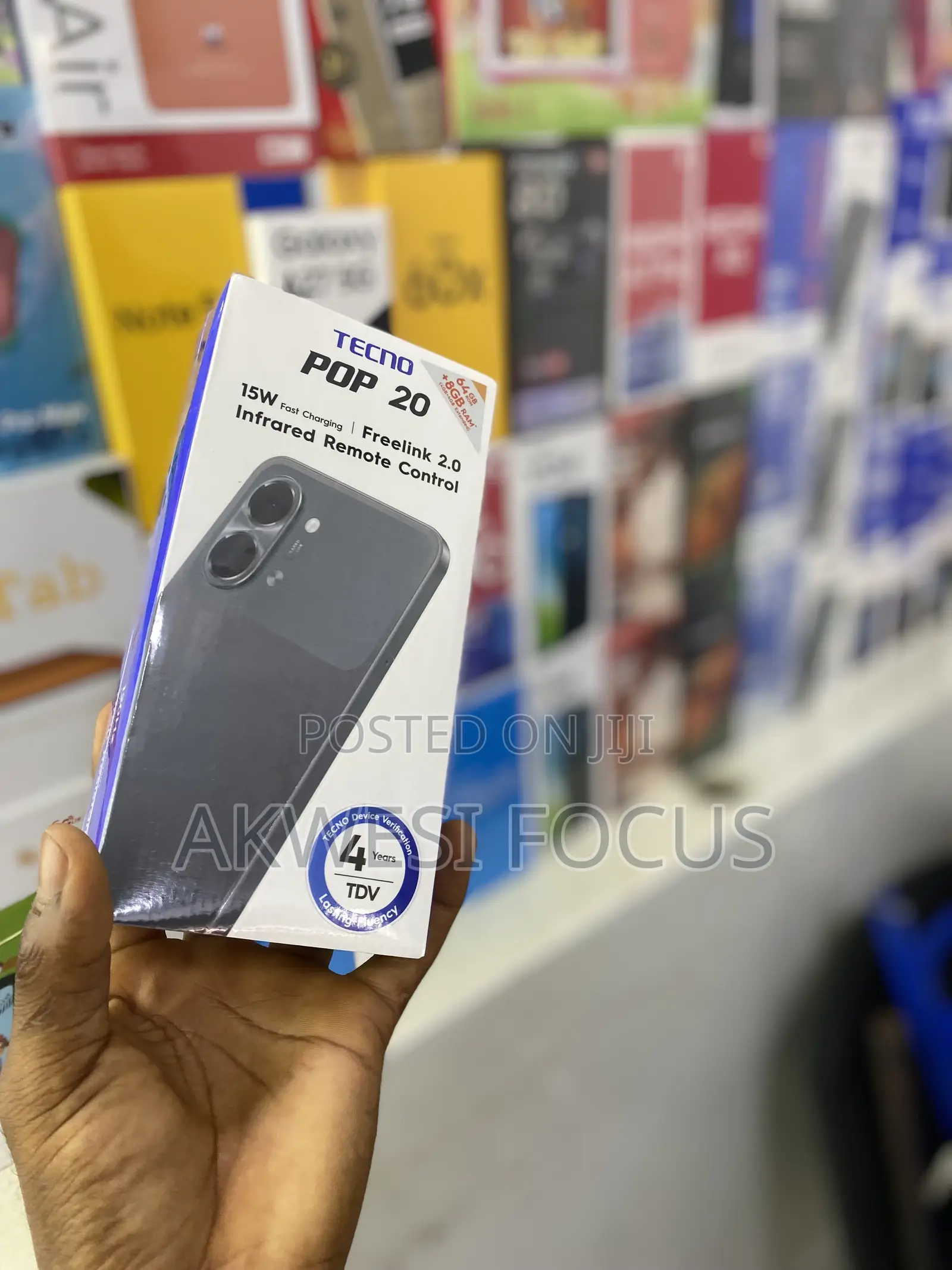 New Tecno Pop 20 128 GB Black