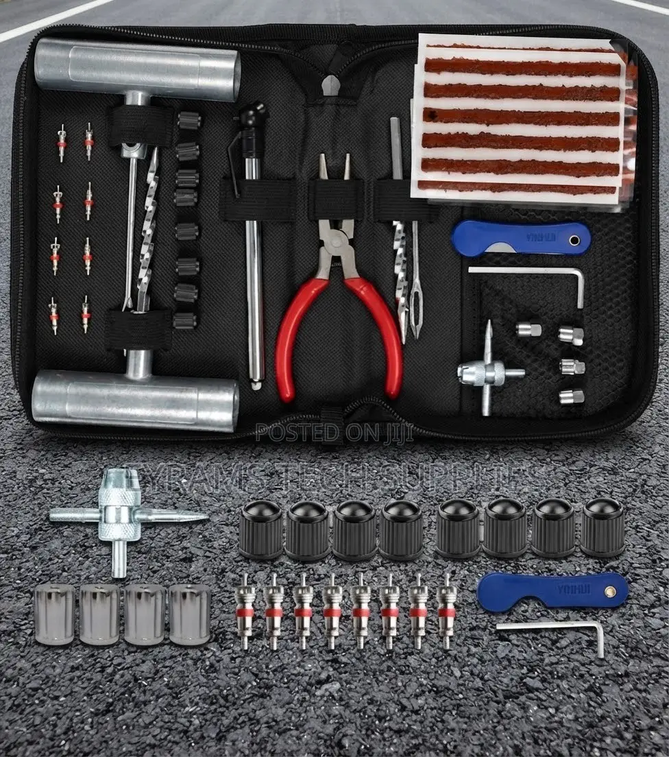 Tire Repair Kit Plug Car Truck Motorcycle Home DIY Flat Puncture