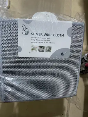 Sliver Wire Scrubbing Cloth (4pcs)