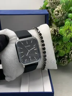Casio Watch and Bracelet Set