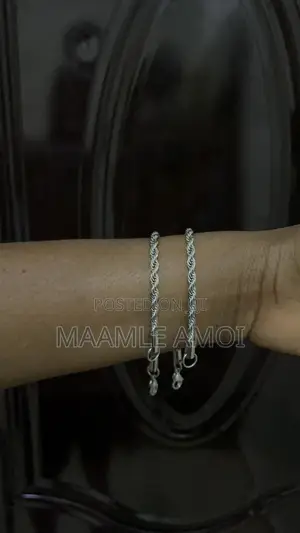 Unisex Silver Bracelet (Men, Women)