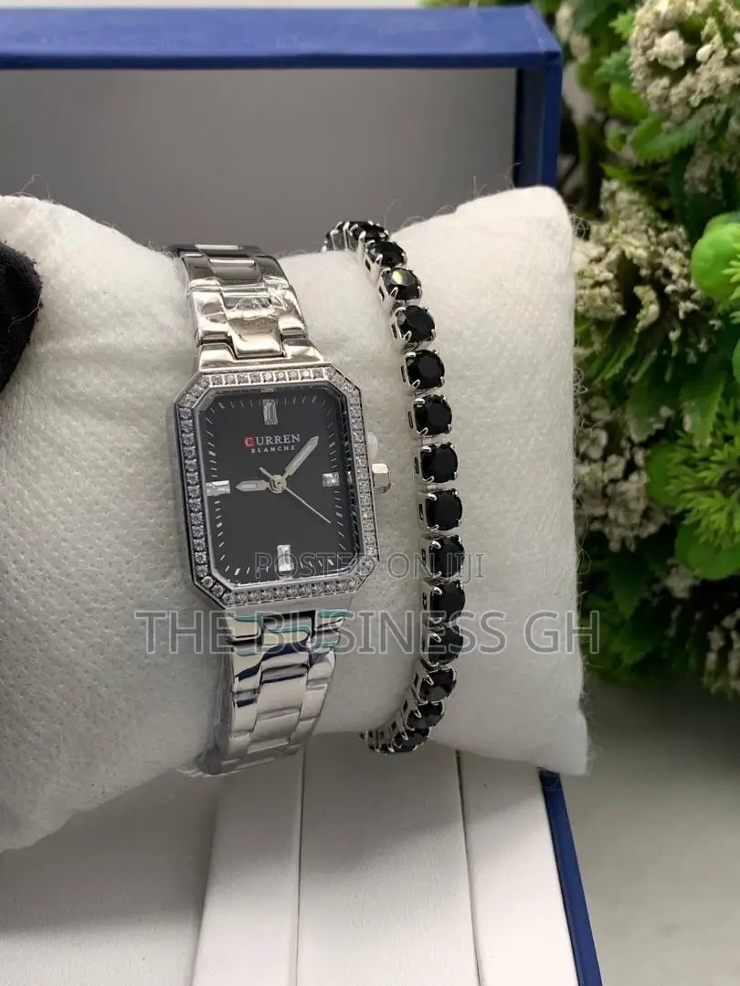 Curren Watch and Bracelet Set