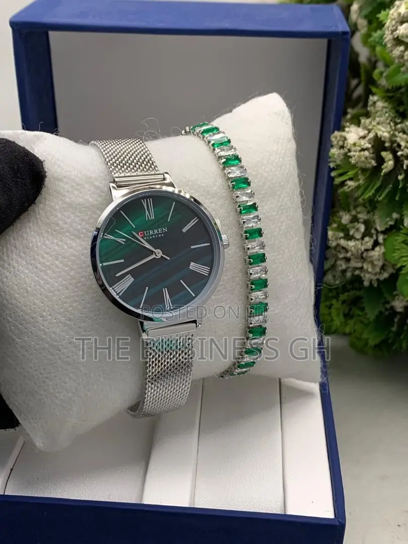 Curren Watch and Bracelet Set