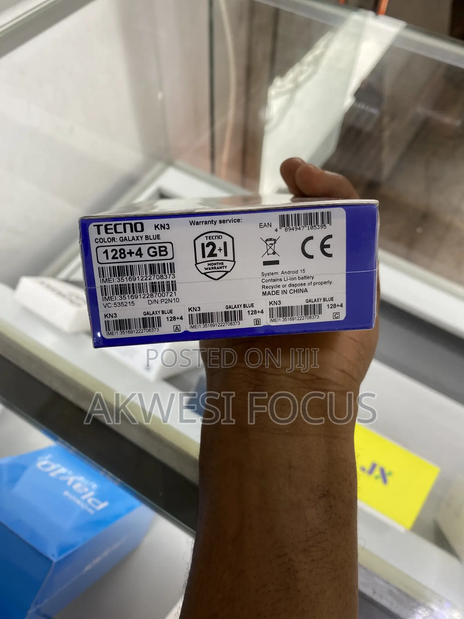 New Tecno Pop 20 128 GB Black