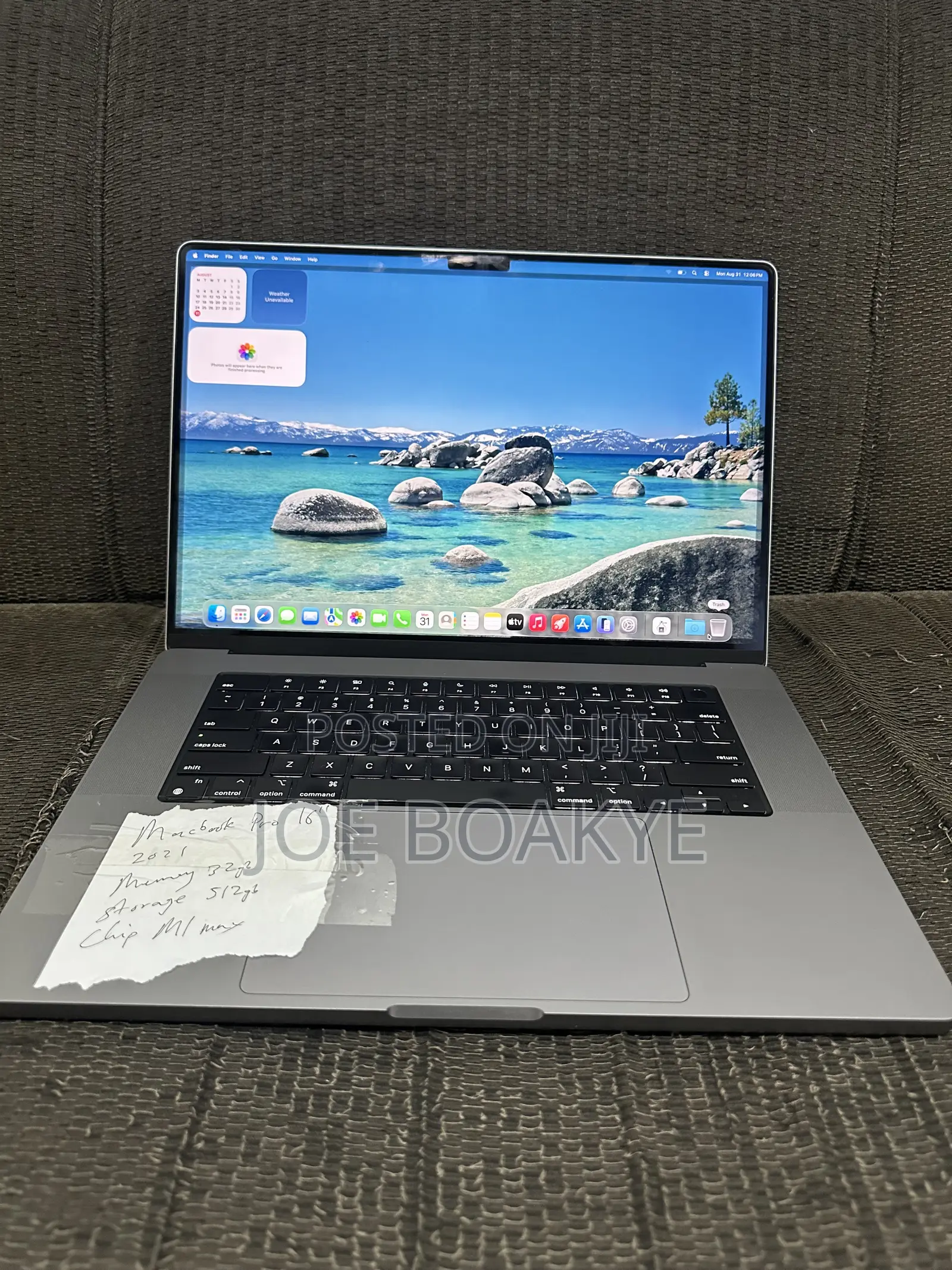 Laptop Apple MacBook Pro 2021 M1 Max 32GB Apple M1 Max SSD 512GB