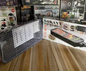 SOKANY 2 IN 1 Smokeless BBQ Grill for Home Use