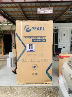 Long Lasting Pearl PVC-801-27AA 690L Double-Door Glass Display Fridge