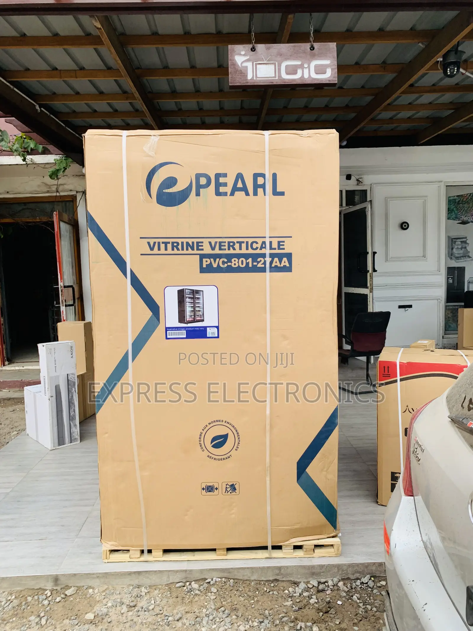 Purchase Pearl PVC-801-27AA 690L Double-Door Glass Display Fridge