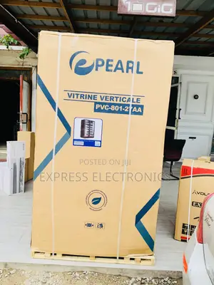 Lovely New Pearl PVC-801-27AA 690L Double-Door Glass Display Fridge