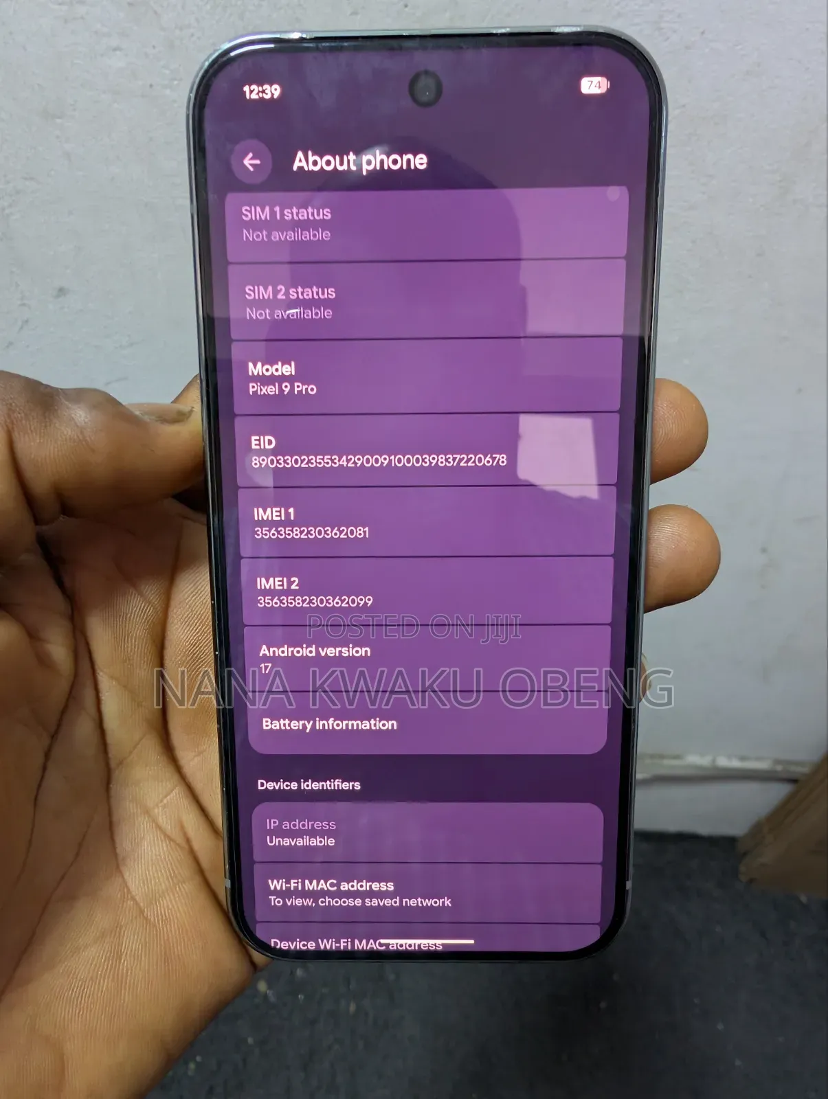 Google Pixel 9 Pro 256 GB