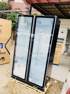 Better Deal Pearl PVC-801-27AA 690L Double-Door Glass Display Fridge