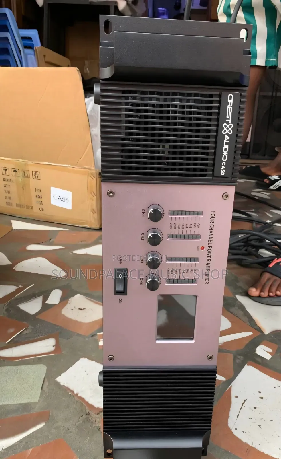 Crest Audio CA55 Four-Channel Power Amplifier