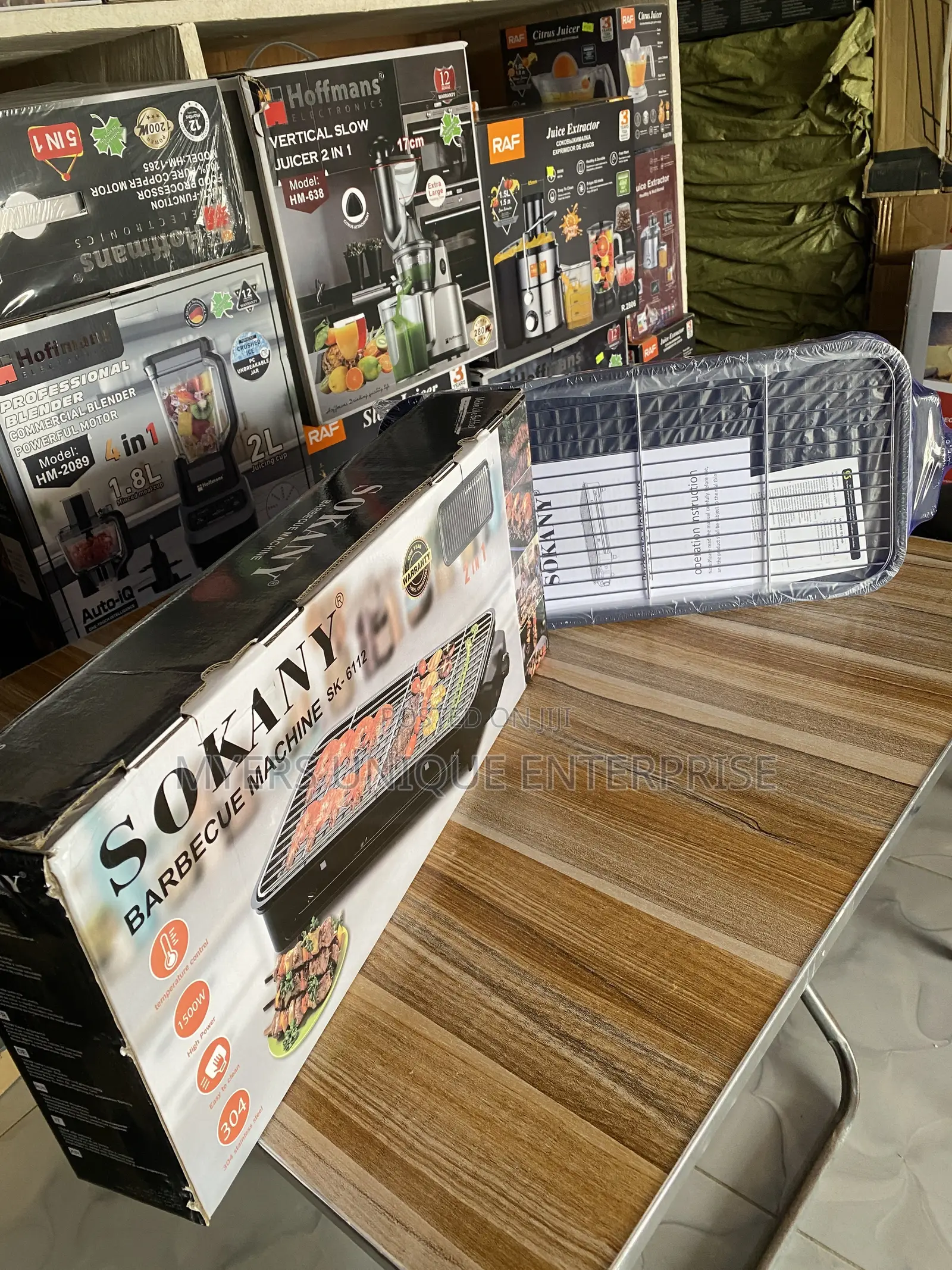 SOKANY Indoor Outdoor Electric Grill Machine