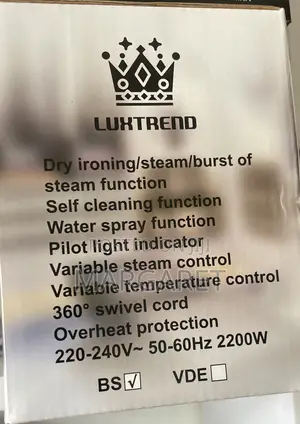 Luxtrend Super Steaming Iron