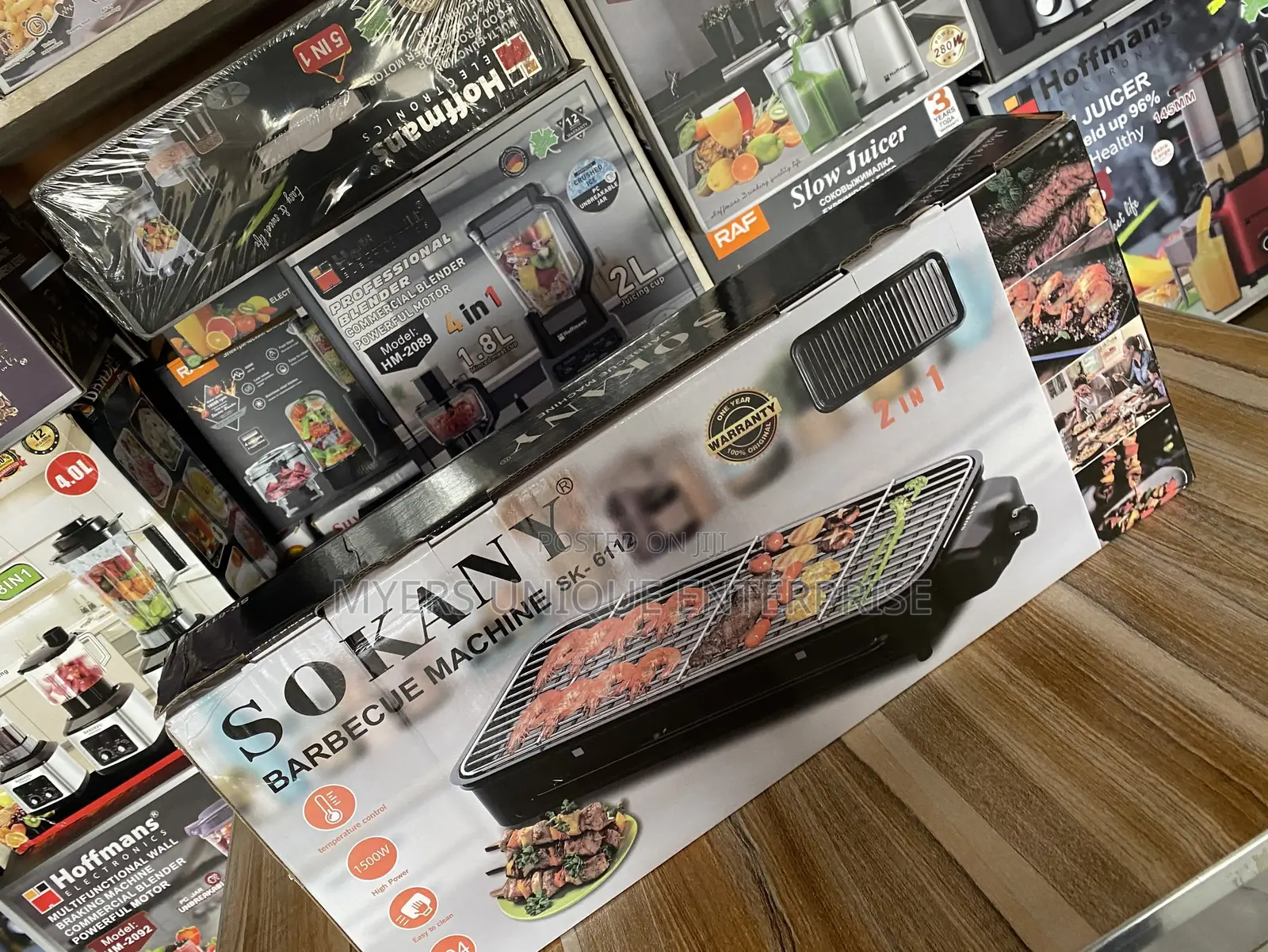 SOKANY Non-Stick Electric Barbecue Grill