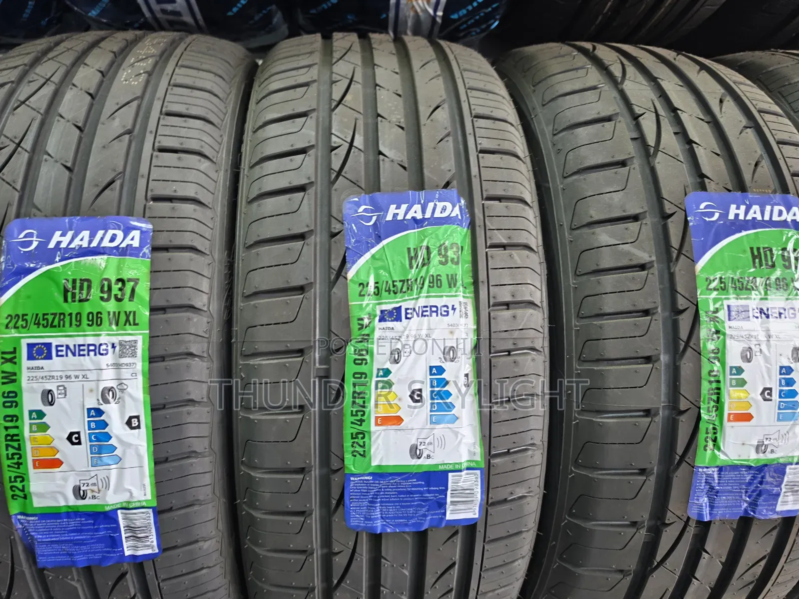 225/45zr19 Haida Hd937 96w Xl Performance Tyre