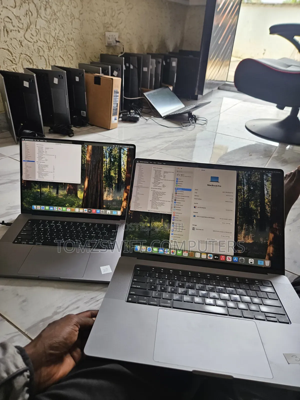 Laptop Apple MacBook Pro 16GB Apple M1 Pro SSD 1T