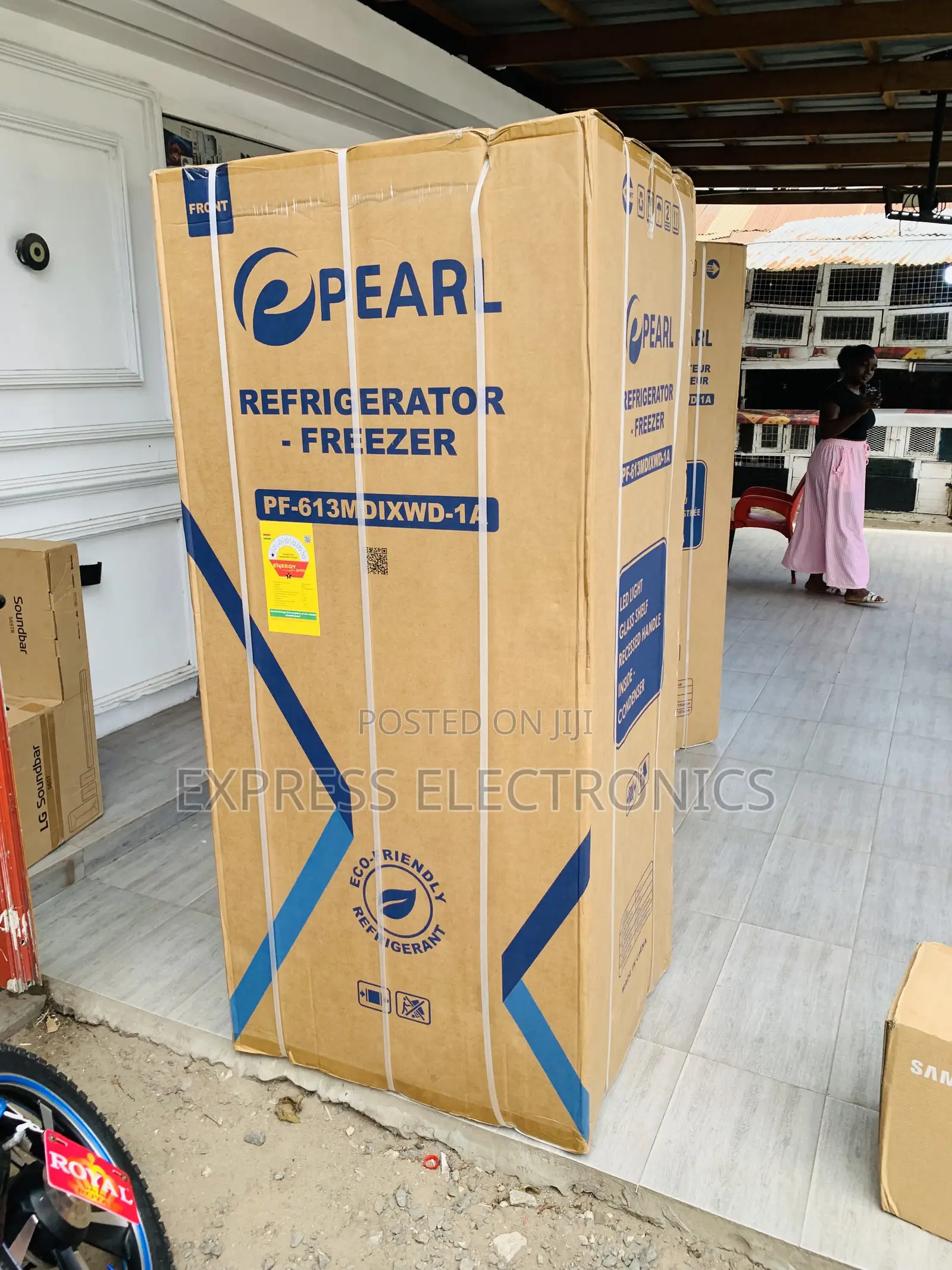 Limited Stock Pearl 421L Bottom Freezer + Dispenser - PF-613MDIXWD-1A