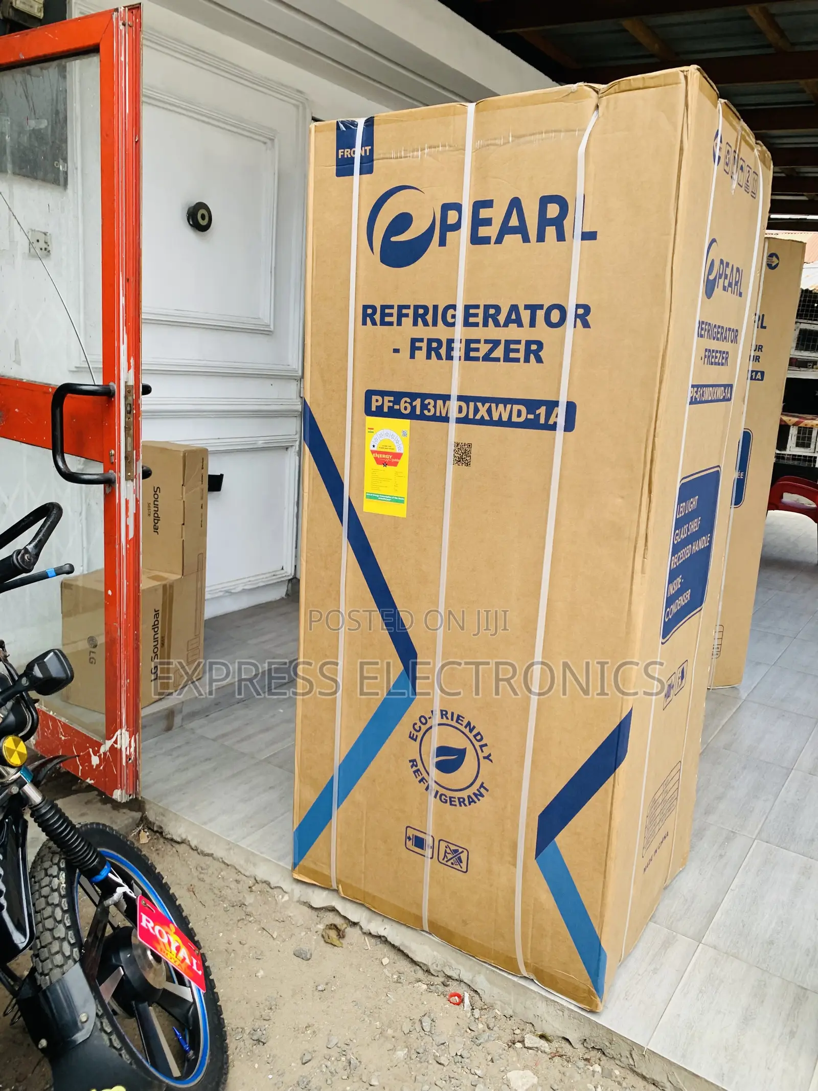 Very Cool Pearl 421L Bottom Freezer + Dispenser - PF-613MDIXWD-1A
