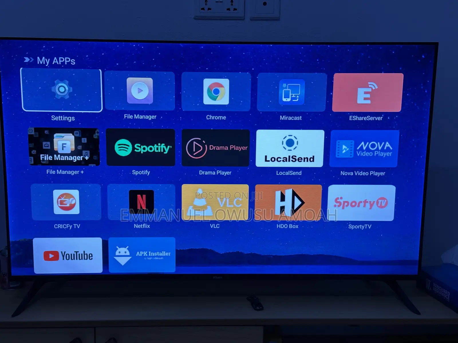 Hikers 50 Inch Frameless TV