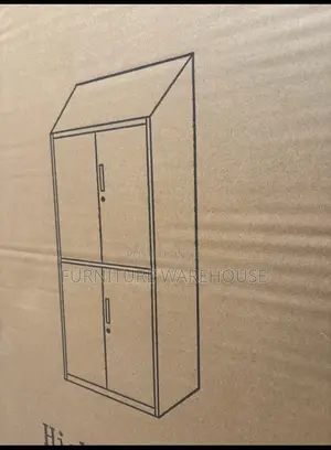 Multi-Colored 4-Door Metal Locker Cabinet