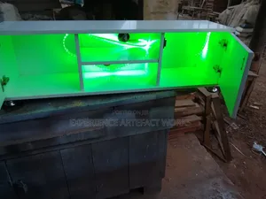 TV Stand With Multi Colored Lights