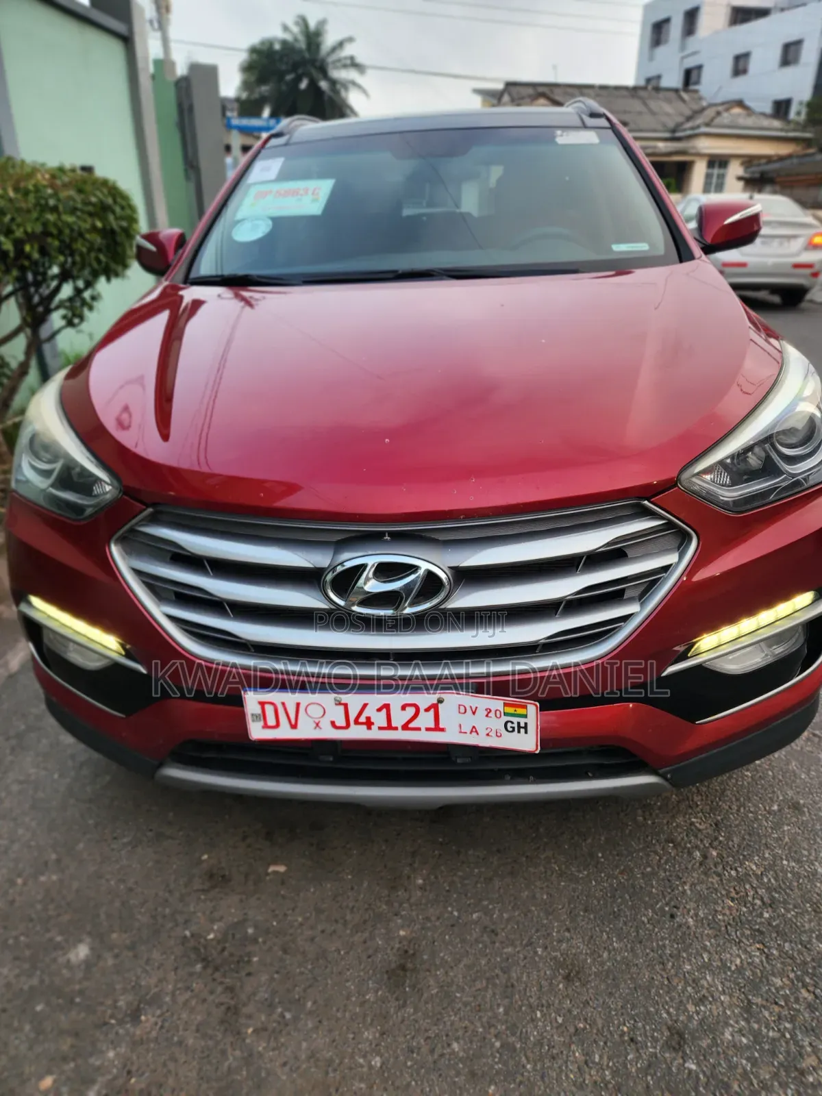 Hyundai Santa Fe 2017 Red