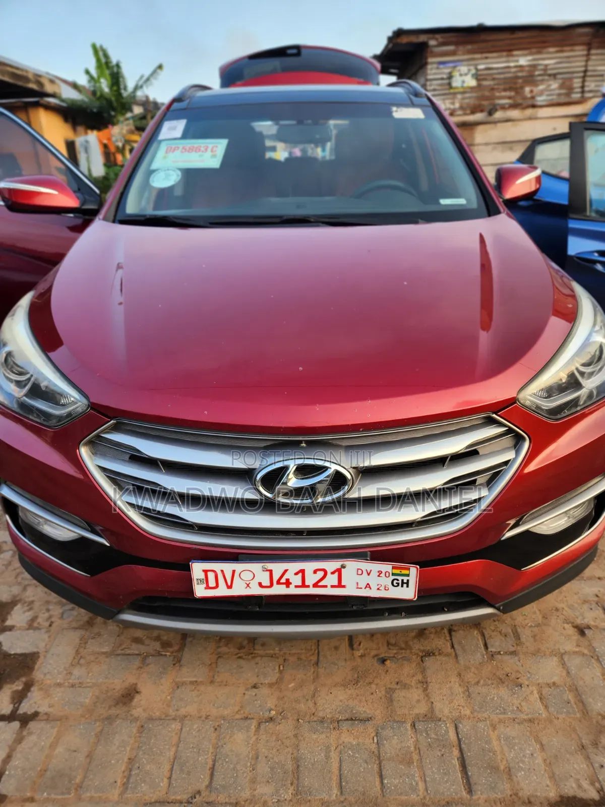 Hyundai Santa Fe 2017 Red