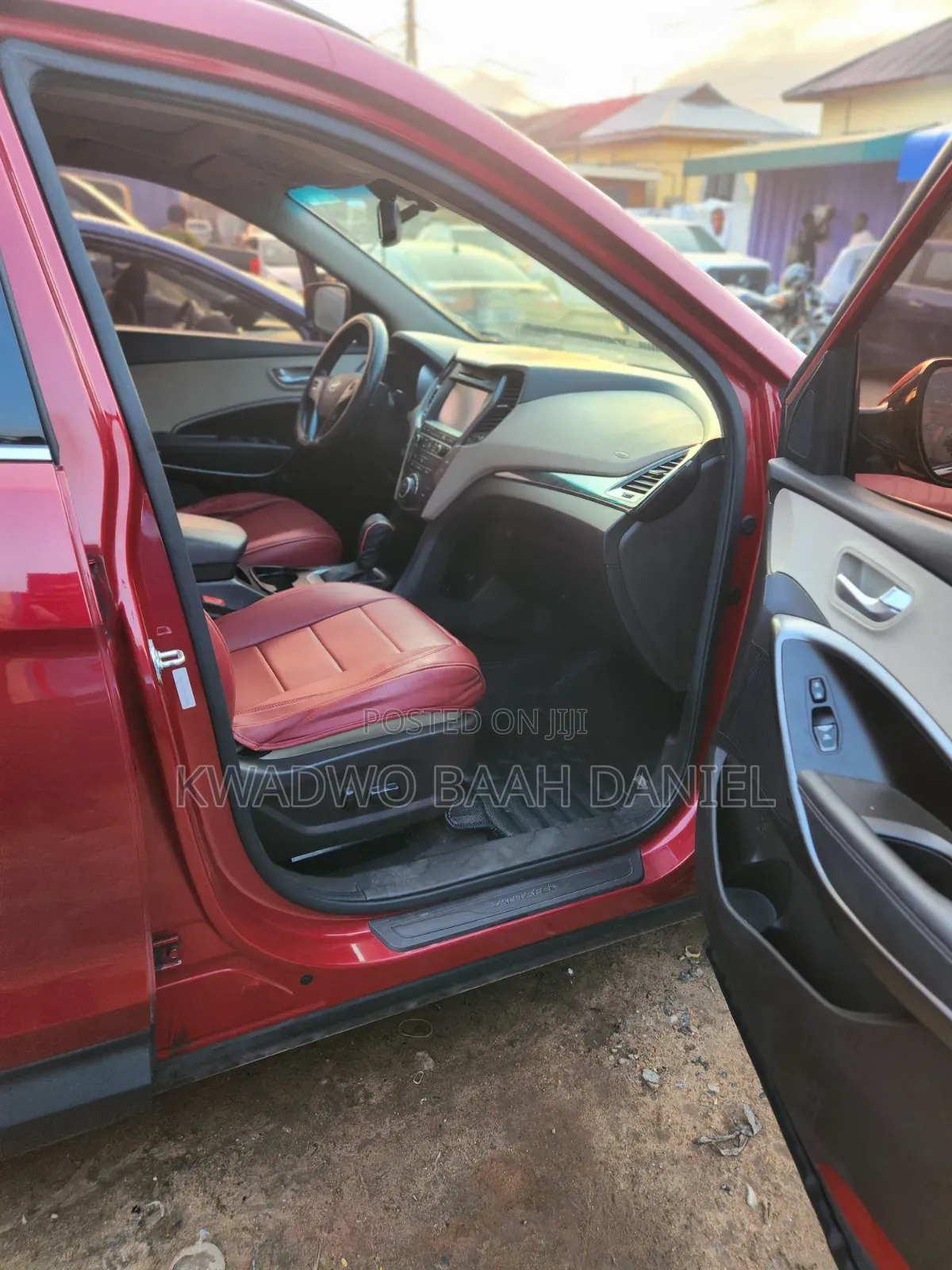 Hyundai Santa Fe 2017 Red