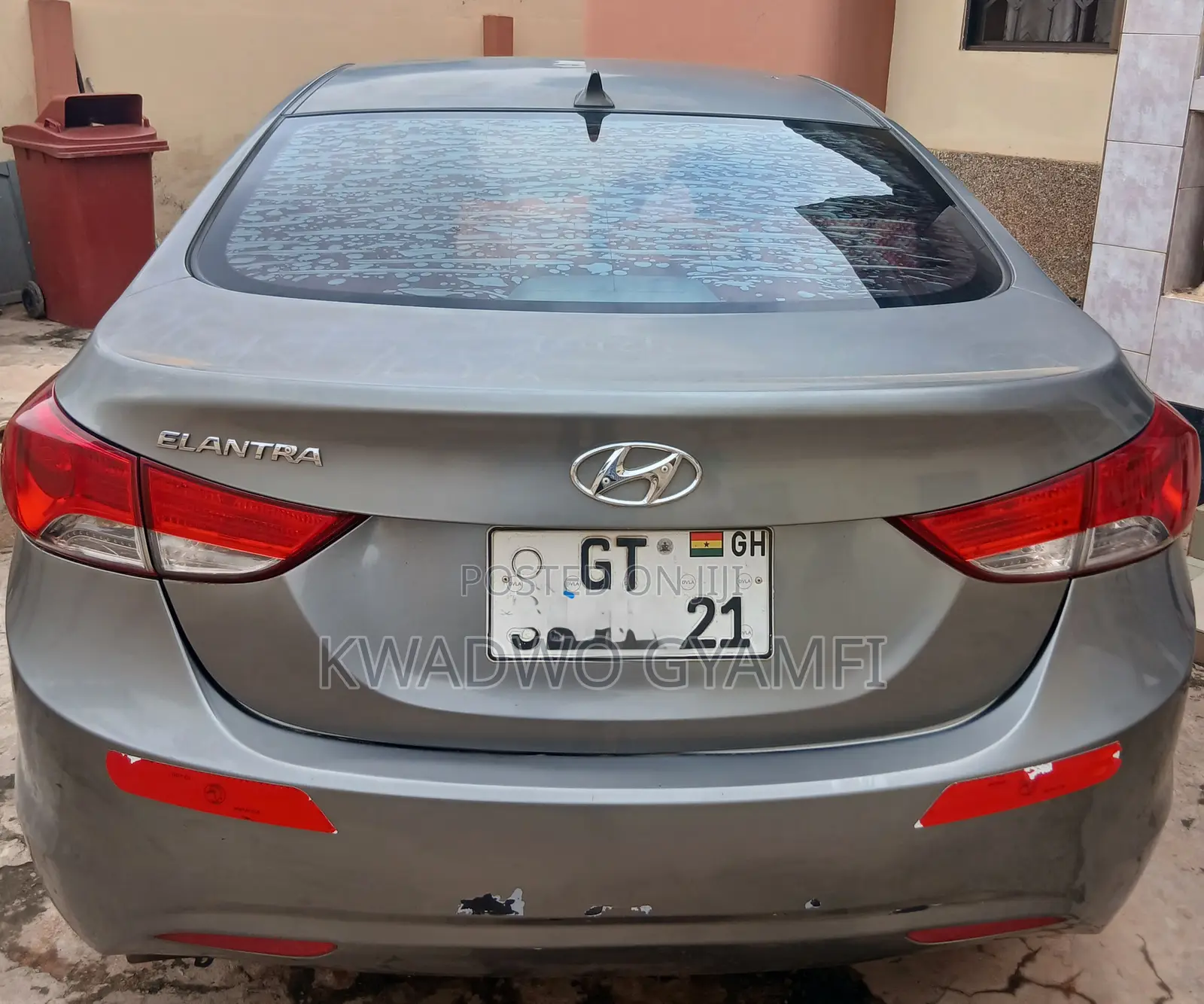 Hyundai Elantra GLS Sedan FWD (1.8L 4cyl 6A) 2013 Gray