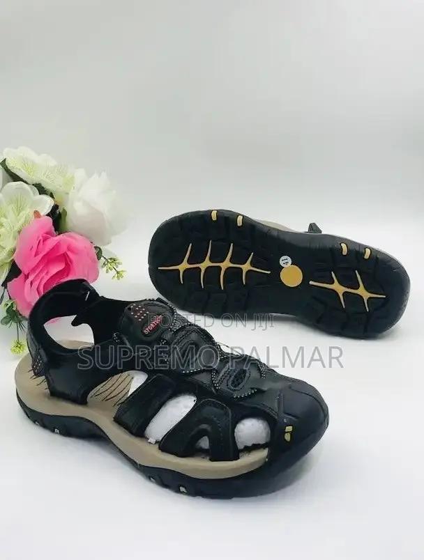 Teva Black & Tan Quick-Lace Hiking Sandals – Closed-Toe Outdoor Sport