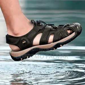 Teva Black & Tan Quick-Lace Hiking Sandals – Closed-Toe Outdoor Sport