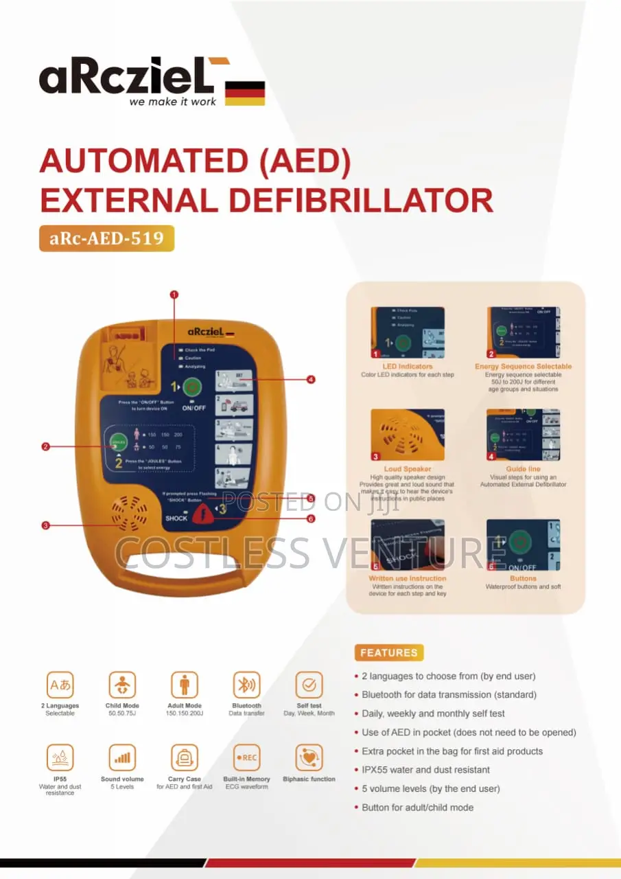 Arcziel Aed Defibrillator