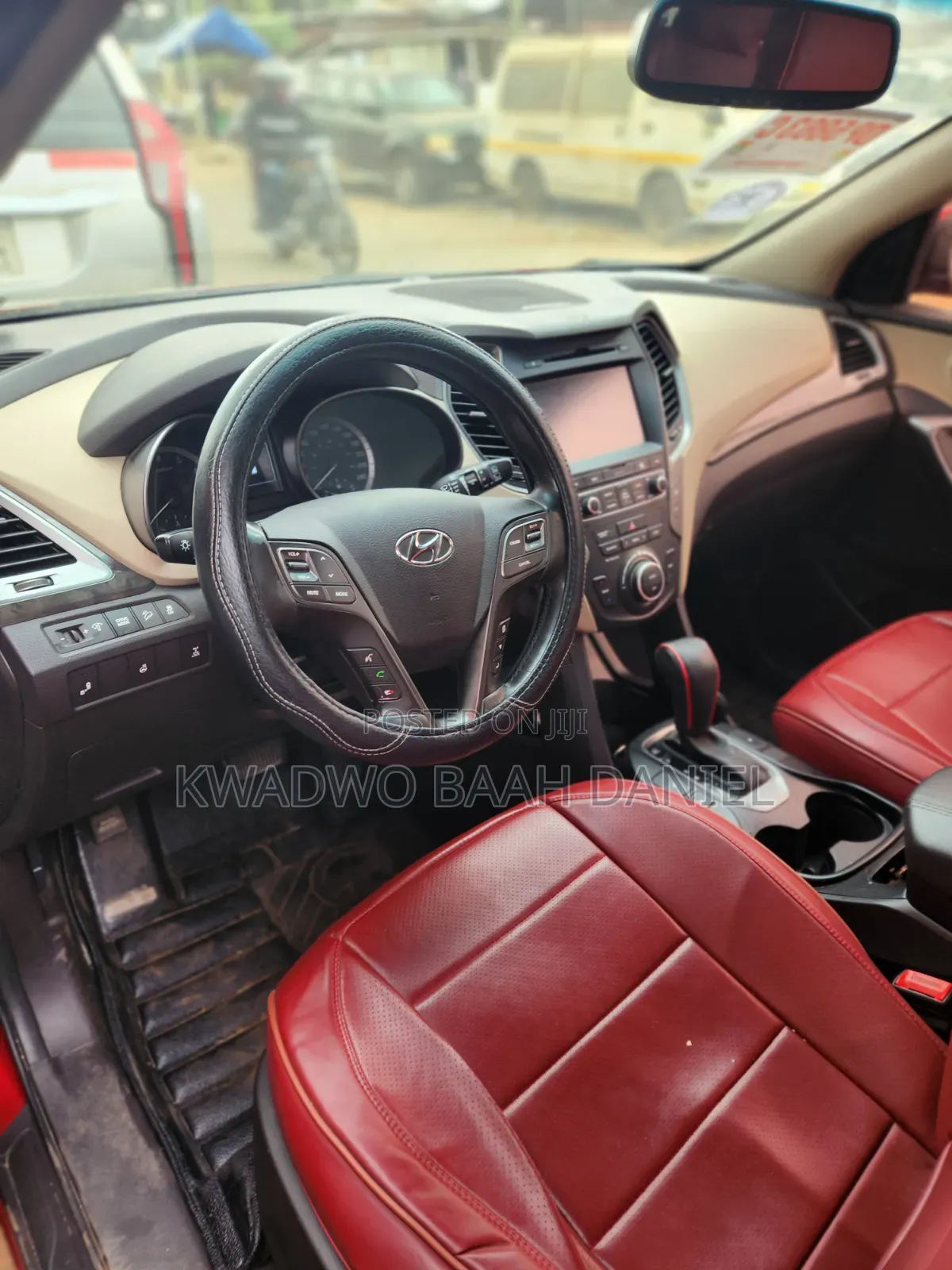 Hyundai Santa Fe 2017 Red