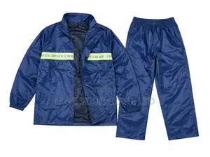 Raincoat Suit With Reflective Strip – Top & Down Rainwear
