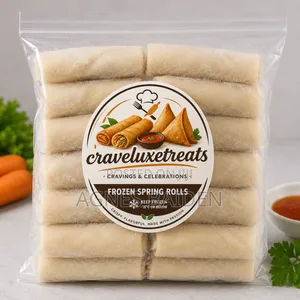 (50pcs)Frozen Spring Rolls and Samosa