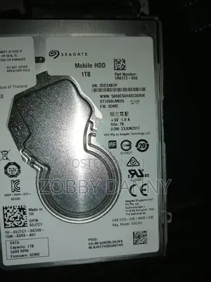 External Hard Disk Drive 1TB