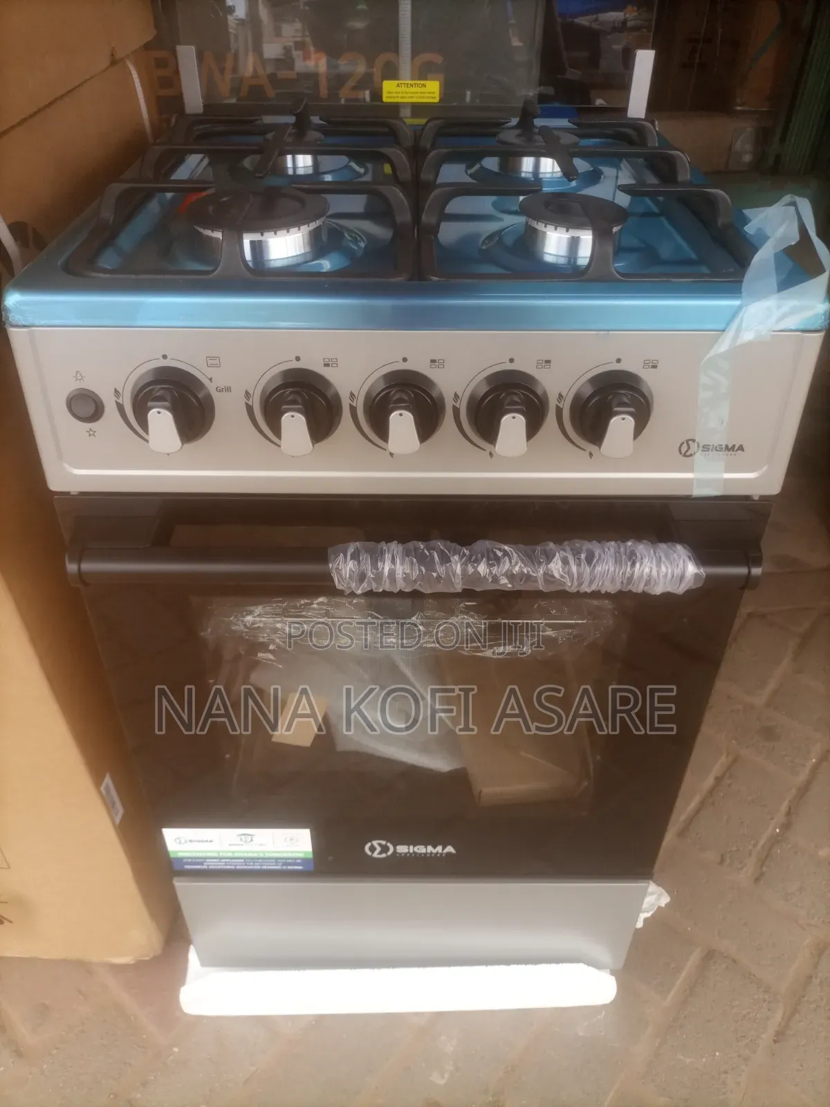 Sigma 50x50 Gas Cooker Oven and Grill