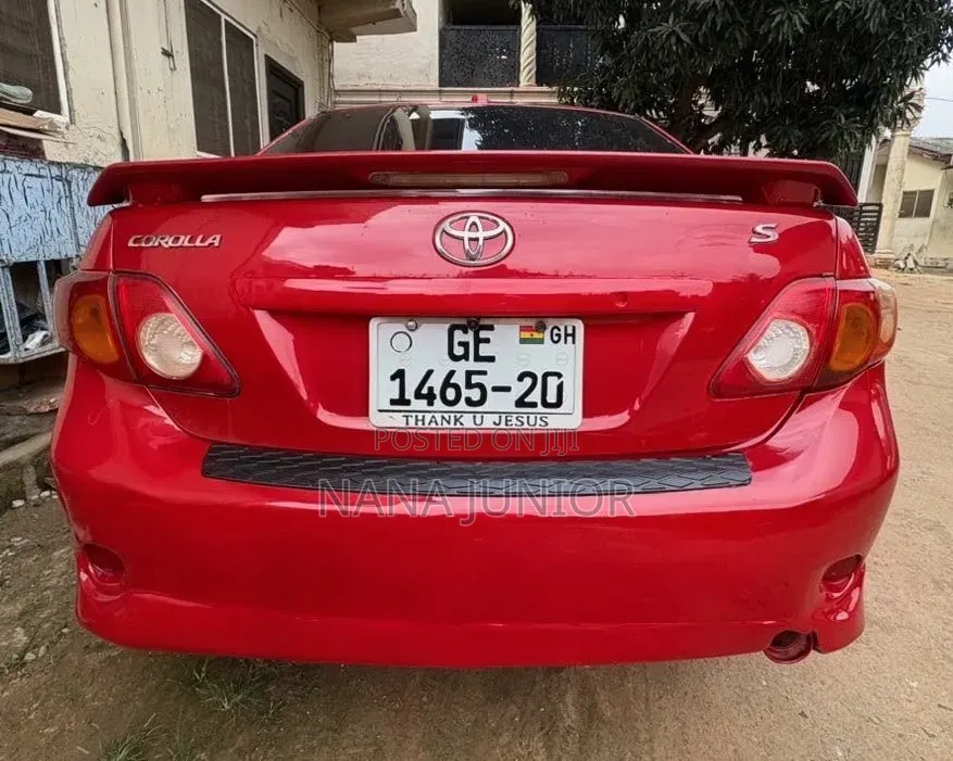 Toyota Corolla 2009 Red